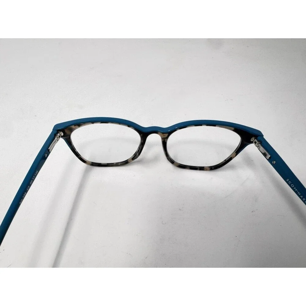Scott Harris SH-736 Eyeglass Frames Only 50-17-138 Teal C3 Authentic